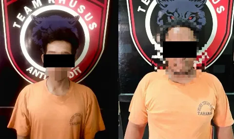 Dua Pelaku Pencurian Buah Sawit di PT GMP Diamankan Polsek Terusan Nunyai