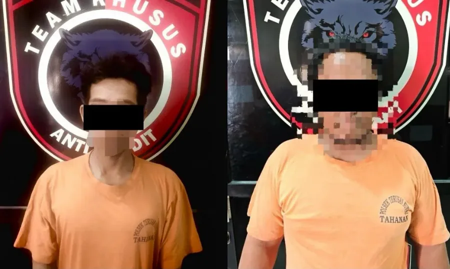 Dua Pelaku Pencurian Buah Sawit di PT GMP Diamankan Polsek Terusan Nunyai