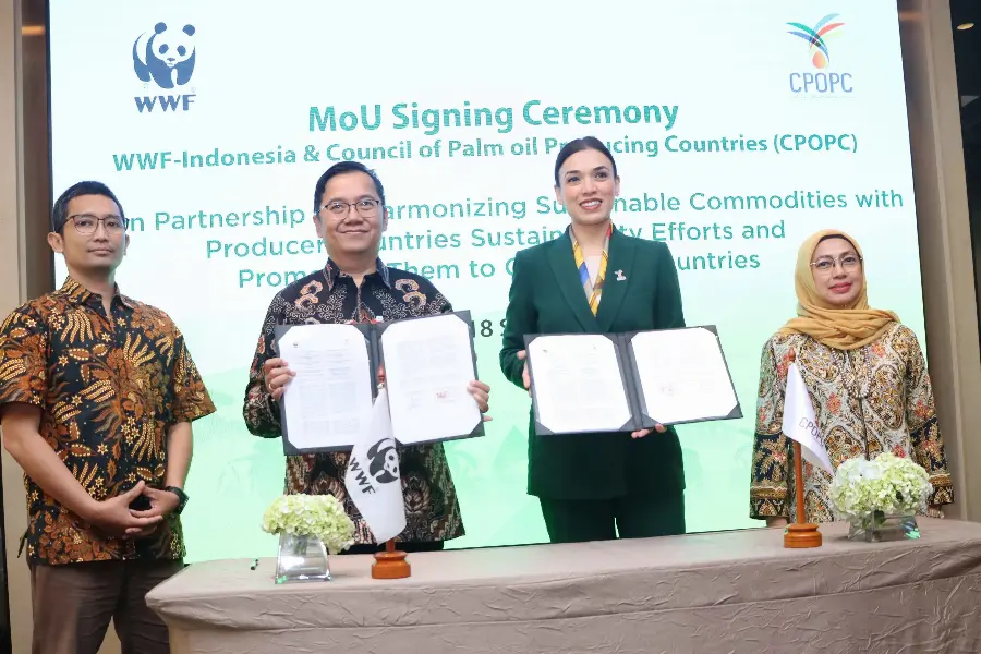 WWF-Indonesia dan CPOPC Sepakati Kerjasama Perkuat Transparansi Rantai Pasok Komoditas Berkelanjutan di Pasar Global