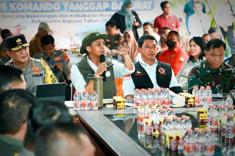 Siaga Karhutla Kalteng: Menhut dan Kepala BNPB Turun Langsung Pantau OMC Hingga Operasi Darat