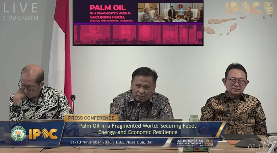 GAPKI Kaji Potensi Kenaikan Harga CPO 2027 di Tengah Target Produksi 58,8 Juta Ton Tahun Ini
