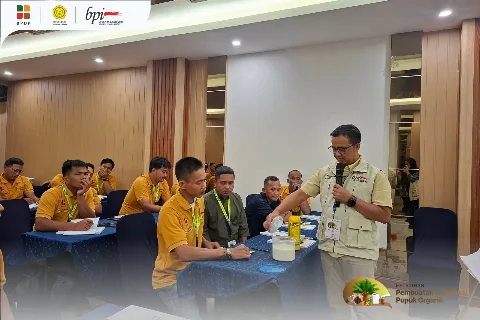 111 Pekebun Inhil Ikuti Pelatihan Pembuatan dan Aplikasi Pupuk Organik, Pembiayaan dari BPDP