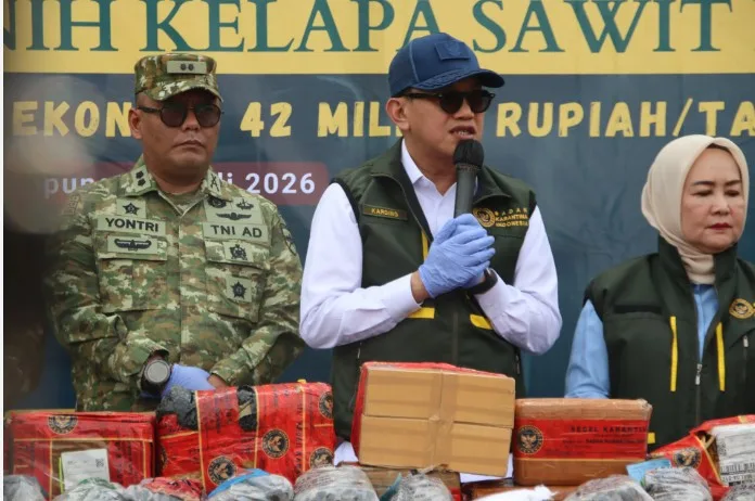 Barantin Cegah Petani Sawit Rugi Rp42 Miliar Lantaran Benih Sawit Ilegal