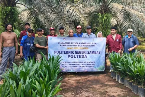 Politeknik Negeri Sambas Dorong Tata Kelola Sawit Swadaya Berkelanjutan