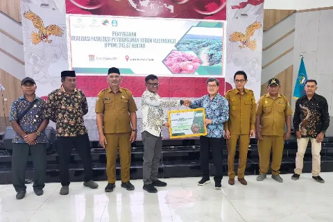 Wabup Halsel Apresiasi Penyerahan Lahan Plasma BPT GMM kepada Masyarakat