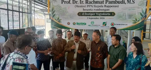 Menteri PPN Temukan "Jawaban" Hilirisasi Sawit di Teaching Plant SPOT INSTIPER Yogyakarta