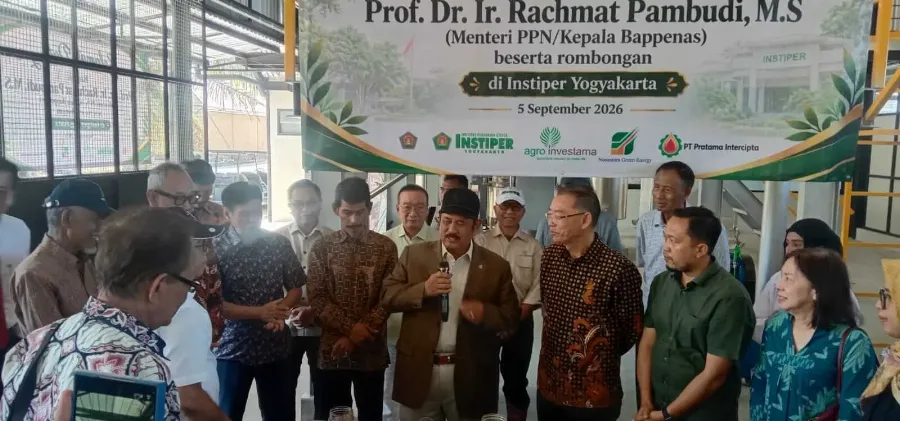 Menteri PPN Temukan "Jawaban" Hilirisasi Sawit di Teaching Plant SPOT INSTIPER Yogyakarta