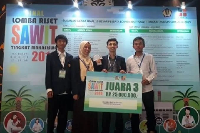 Wow, Mahasiswa Unpad Olah Limbah Sawit Menjadi Kain