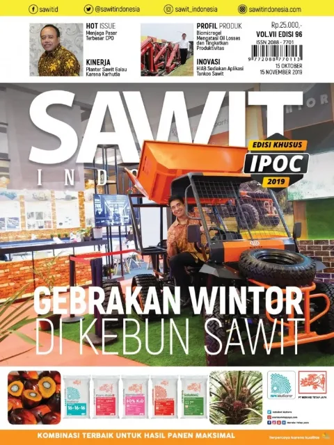 Cover Majalah Sawit Indonesia, Edisi 96