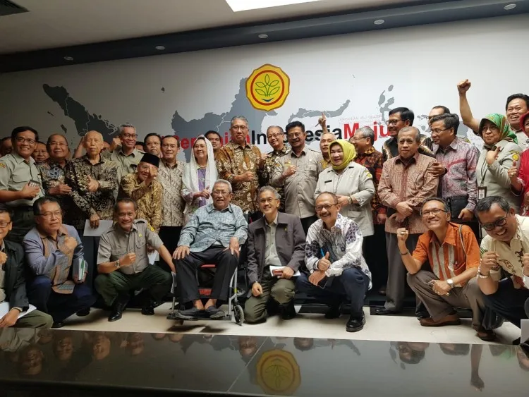 Menteri Syahrul Yasin Limpo Belajar dari Mantan Menteri dan Senior Kementan
