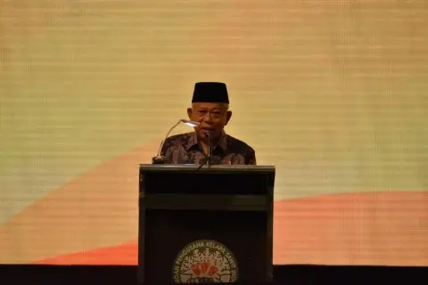 Buka IPOC, Wapres Ma'ruf Amin Minta Hambatan PSR Diselesaikan