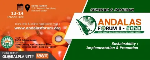 Ayo Ke Andalas Forum II,  Update Isu dan Teknologi Terkini Sawit