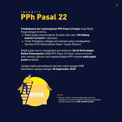 Percepat Penanganan Covid-19, Pemerintah Berikan Insentif PPN dan PPh April-September 2020