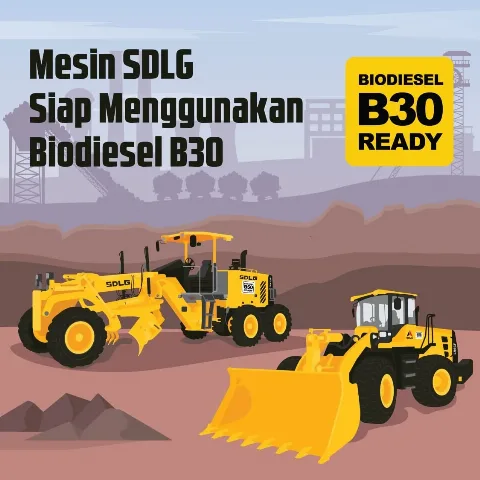 Wheel Loader Dan Grader SDLG di Indonesia Siap Konsumsi B30