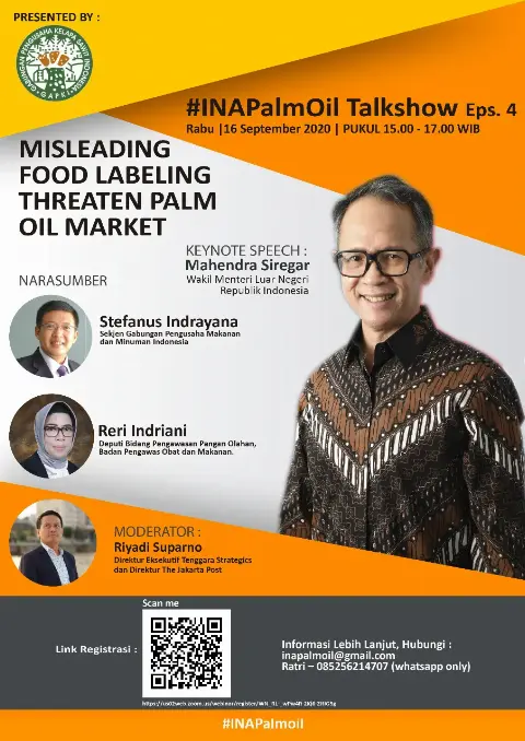 Kebijakan Pelabelan Palm Oil Free Harus Dilawan