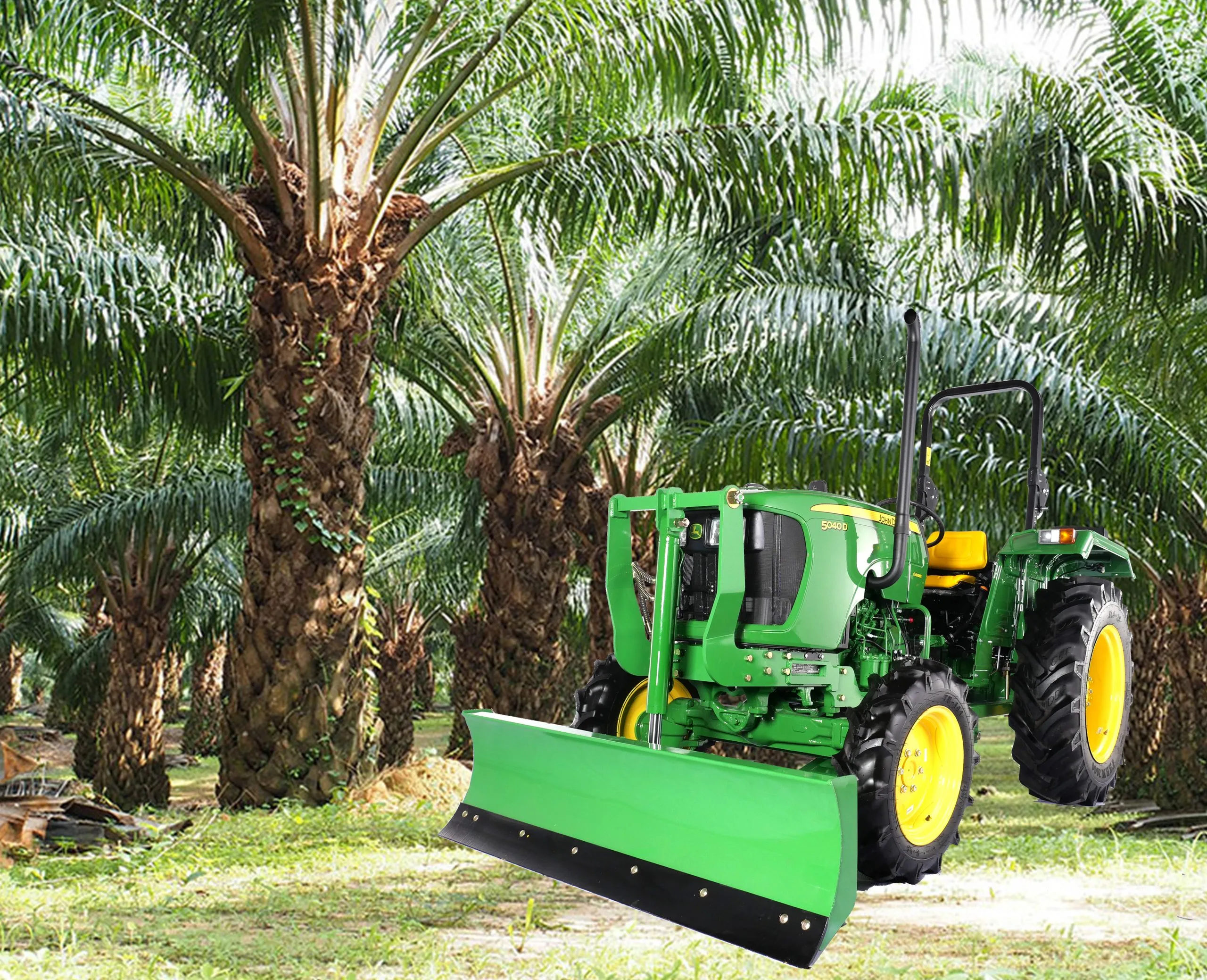 Traktor John Deere 5040D Pendukung Mekanisasi Sawit — Sawit Indonesia