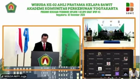 AKPY-Stiper Gelar Wisuda Angkatan Kedua Ahli Pratama Kelapa Sawit