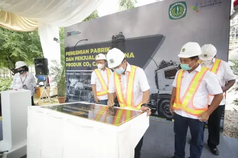 DIRESMIKAN WAMEN BUMN, PUPUK KUJANG SIAP OPERASIKAN PABRIK CO2 SENILAI US$ 7,4 JUTA