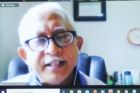 Totok Dewanto, Ketua Borneo Forum  Investasi Sawit Butuh Kepastian Hukum