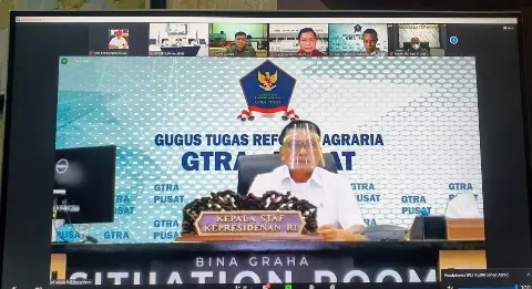 Dituding "Kudeta”, Moeldoko Tetap Bekerja Pimpin Rapat Reforma Agraria