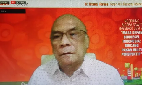 Dr. Tatang Hernas Soerawidjaja: Biodiesel Sawit Terbaik Kualitasnya