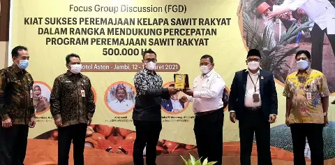 FGD APKASINDO-BPDPKS: Jambi Harus Double Gardan Dalam Percepatan PSR 500 Ribu Ha