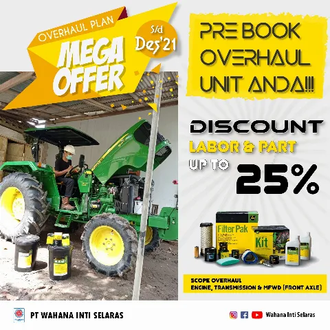 Pengguna Traktor John Deere Dapat Program Khusus WISEL