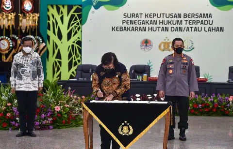 Pemerintah Terbitkan SKB Untuk Optimalkan Penegakan Hukum Terpadu Tindak Pidana Karhutla