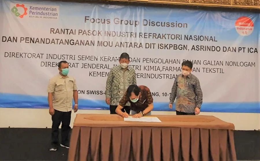 Tekan Bahan Baku Impor, Kemenperin Kuatkan Rantai Pasok Industri Refraktori