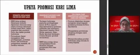 KBRI Lima Siap Dukung UMKM Indonesia Masuk Pasar Peru
