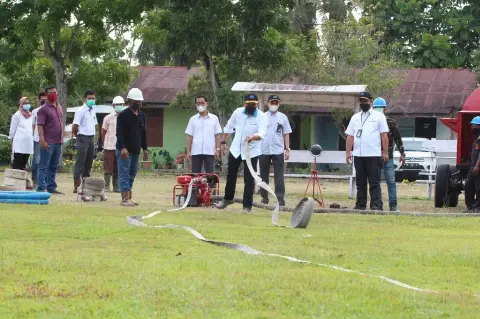 Hadapi Karhutla, PTPN V Siagakan 55 Embung di Perkebunan Sawit