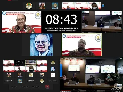 SIPONGI MENUJU TOP 5 OUTSTANDING ACHIEVEMENT KOMPETISI INOVASI PELAYANAN PUBLIK 2021