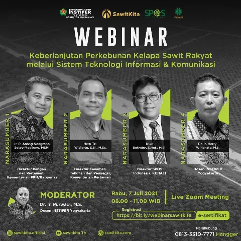 INSTIPER dan Yayasan Kehati Bekerjasama Dalam Pengembangan Platform Online SAWITKITA
