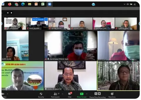 DITJEN PPI GELAR EVALUASI KEGIATAN KERJASAMA KLHK-ITTO PADA FOREST FIRE PROJECT SEMESTER 1