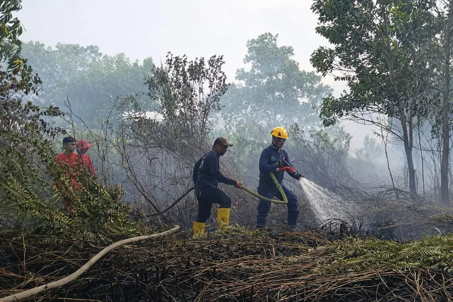 Kebakaran Lahan Gambut Kembali Mengancam Kawasan Kabupaten Kubu Raya