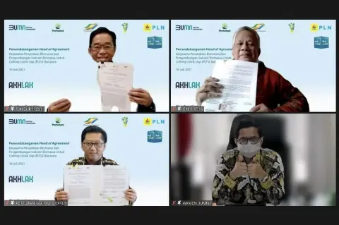 Sinergi 3 BUMN Amankan Pasokan Biomassa