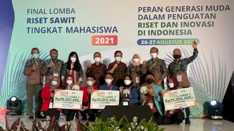 Unhas Raih Juara Pertama Lomba Riset Sawit Tingkat Mahasiswa BPDPKS