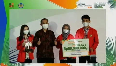 Tingkatkan Imun Tubuh, Mahasiswa Unhas Hasilkan Minuman Kesehatan Berbasis Karoten Sawit