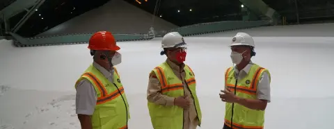 Kunjungi PT PIM, Wawentan Harvick Tinjau Kesiapan Produksi Pupuk