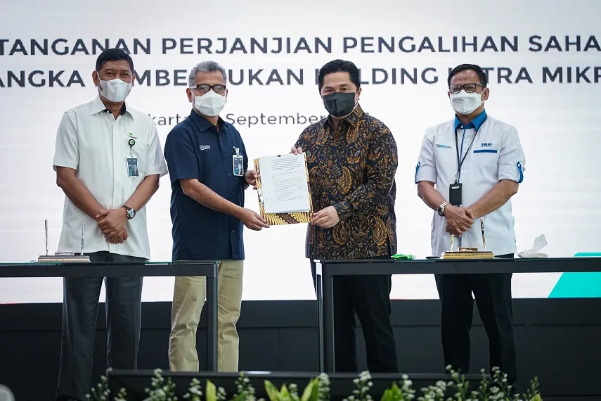BRI Resmi Menjadi Induk Holding BUMN Ultra Mikro