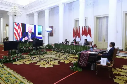 MEF 2021, Presiden Sampaikan Kontribusi Indonesia Hadapi Situasi Darurat Sektor Energi dan Iklim
