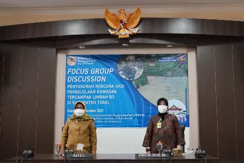 KLHK Menyusun Rencana Aksi Pengelolaan Kawasan Terdampak Limbah B3 di Kabupaten Tegal