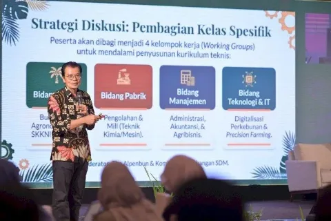 BPDP Selenggarakan Workshop Pengembangan Kurikulum Pendidikan Tinggi Sawit Berbasis SKKNI