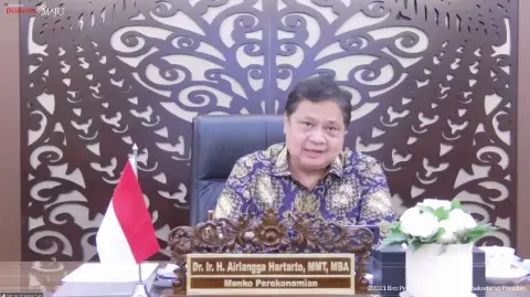 Penurunan Kasus Berlanjut, Airlangga: COVID-19 Recovery Index Indonesia Terbaik di ASEAN