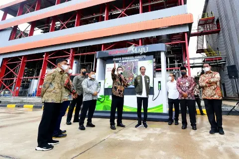 Presiden Jokowi Resmikan Pabrik Biodiesel Jhonlin Senilai Rp 2 Triliun