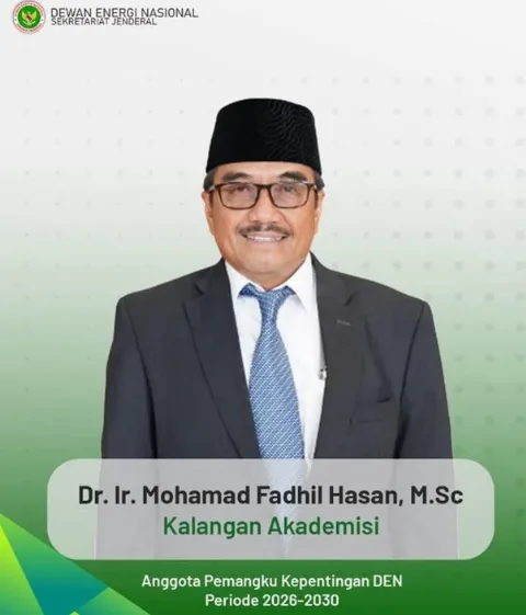 Presiden Prabowo Lantik Dr. Fadhil Hasan Sebagai Anggota Dewan Energi Nasional