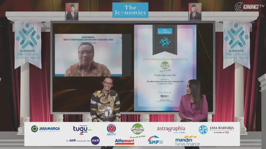Astra Agro Raih Penghargaan Indonesia Best Corporate Secretary 2021