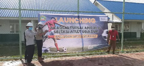 Ciptakan Generasi Atlet Usia Dini, Apical Resmikan Akademi Futsal SMPN 21 Balikpapan