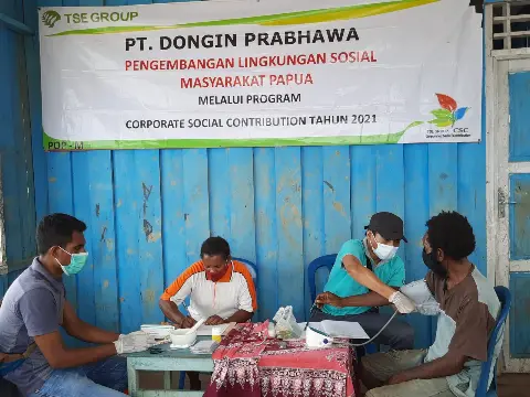 Donghin Prabhawa Gelar Layanan Kesehatan  di Kampung Banamepe