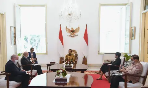 Bertemu Menlu Prancis, Presiden Jokowi Dorong Percepatan Indonesia-EU CEPA